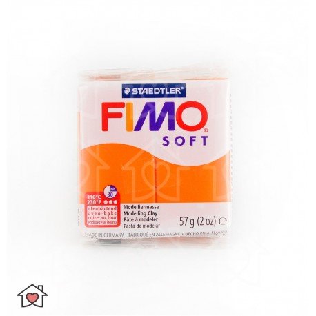 Fimo Soft  , 57g. oranžinė .