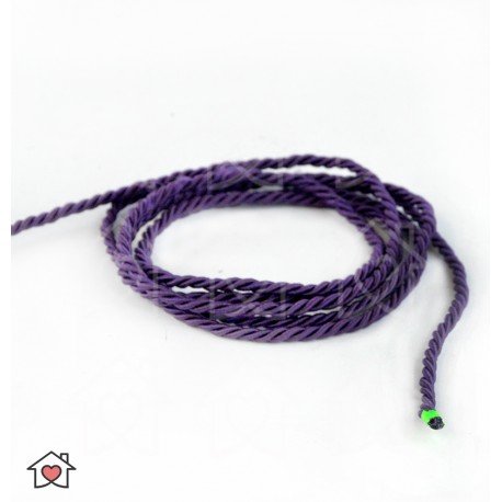 Dekoratyvinė virvutė , 3 mm. violetinė .